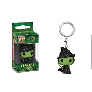 Wicked Elphaba Funko Pocket Pop Keychain Wicked Witch Mini Figure Collectible